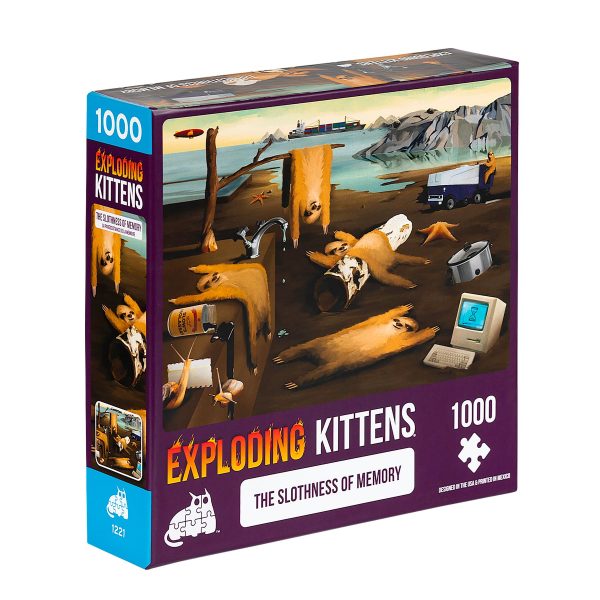 Puzle Exploding Kittens 1000 piezas: Sloths - Imagen 2