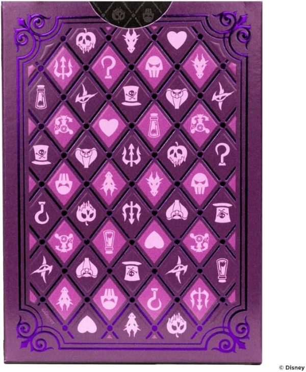 Baraja Bicycle Disney Villains Purple - Imagen 2