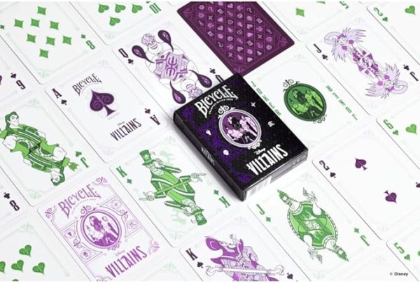 Baraja Bicycle Disney Villains Purple - Imagen 3